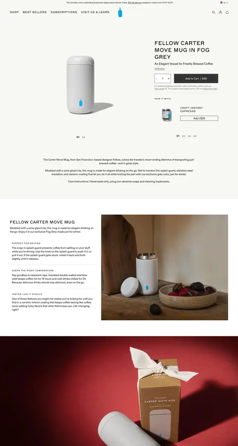 Blue Bottle Coffee — Product