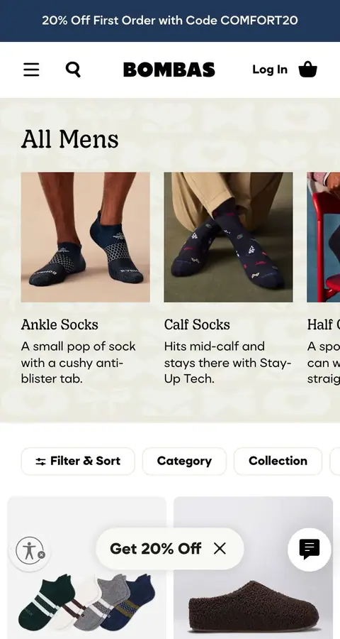 bombas.com — Katalog