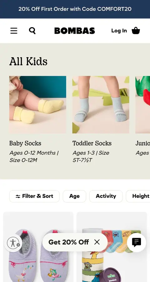 bombas.com — Katalog