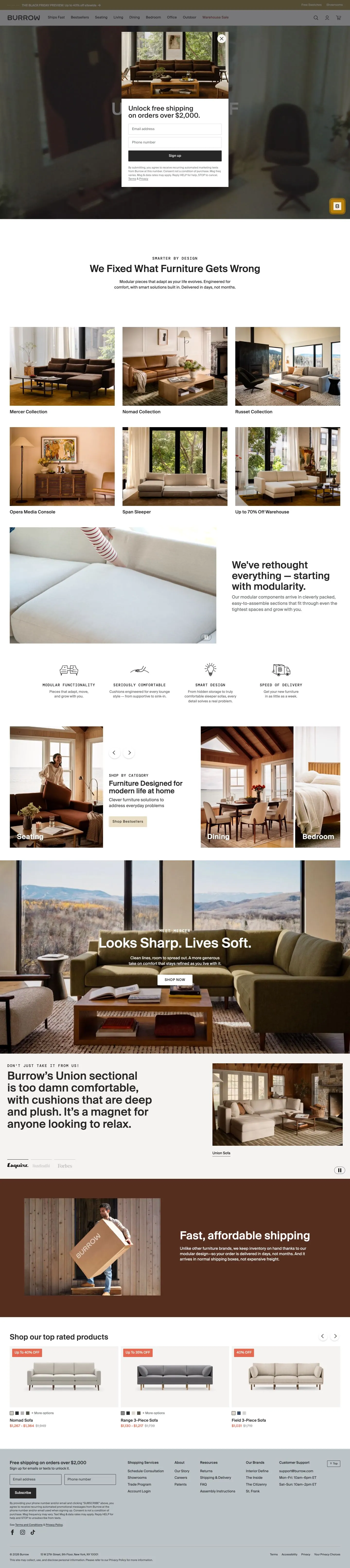 burrow.com — Bosh sahifa