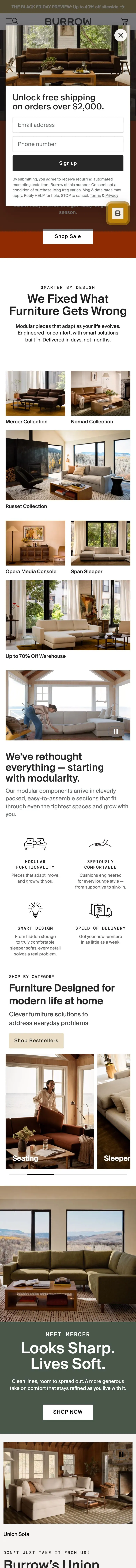 burrow.com — Bosh sahifa