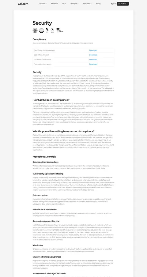 Cal.com — Huquqiy