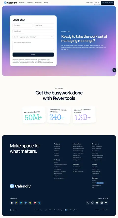 Calendly — Aloqa