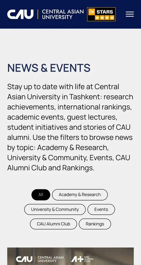 Central Asian University — Lenta