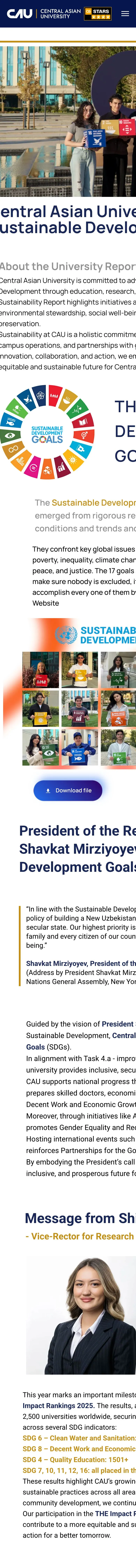 Central Asian University — Article