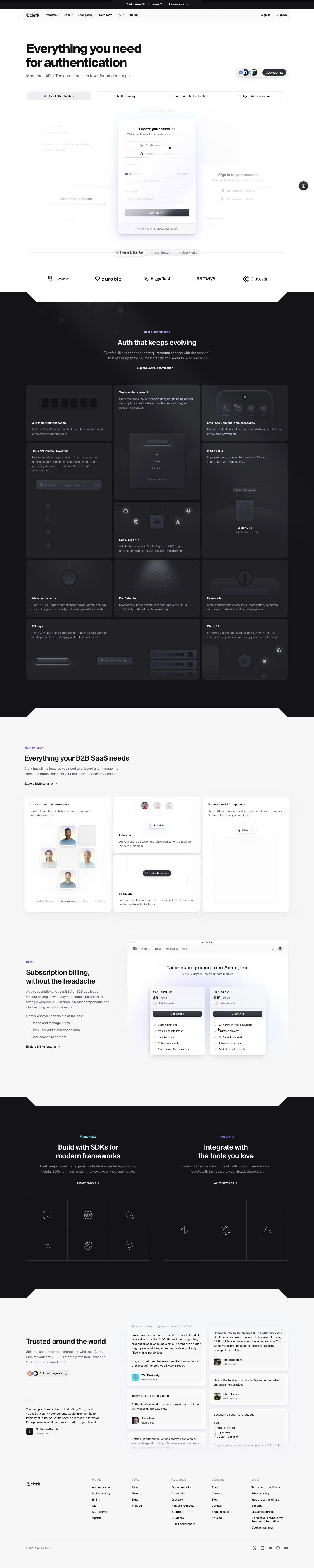 clerk.com — Bosh sahifa