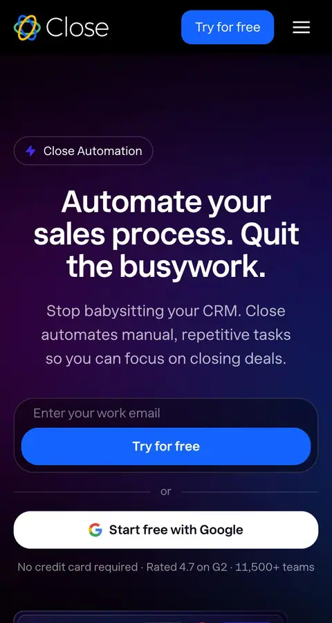 Close — Promo