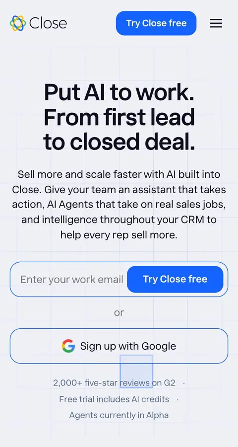 Close — Promo