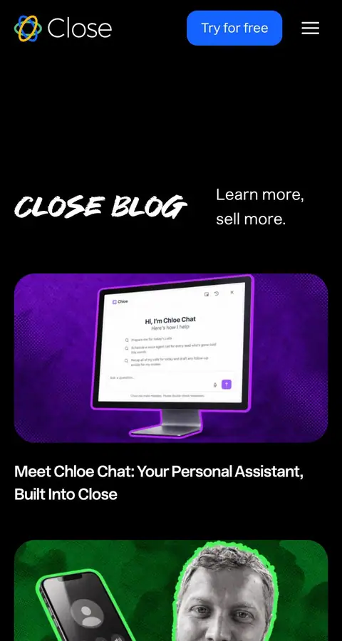 Close — Yangiliklar va blog