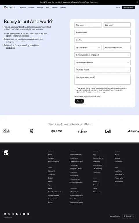 cohere.com — Aloqa