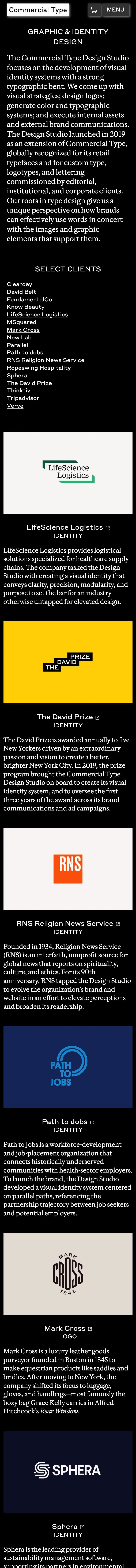 Commercial Type — About
