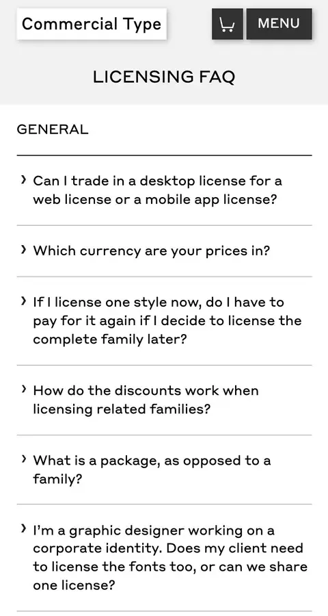 commercialtype.com — Yordam va FAQ