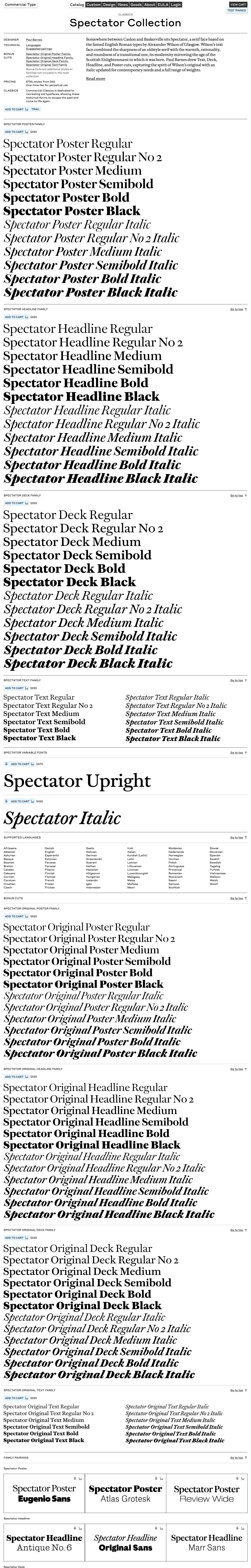 commercialtype.com — Catalog