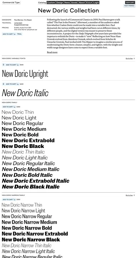 Catalog