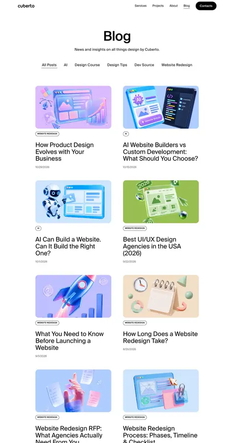 cuberto.com — Yangiliklar va blog