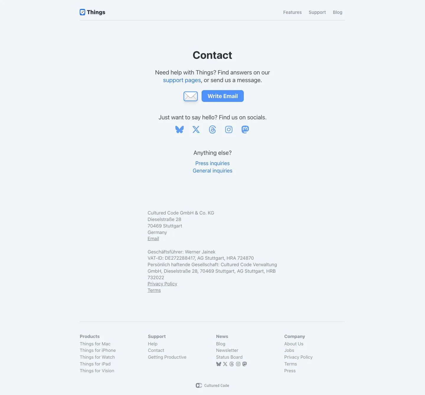 Things — Aloqa