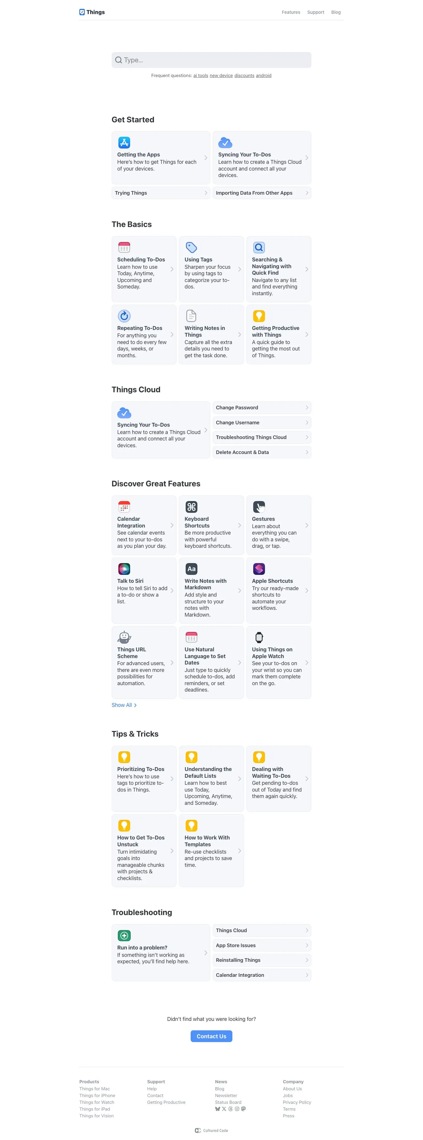 Things — Aloqa