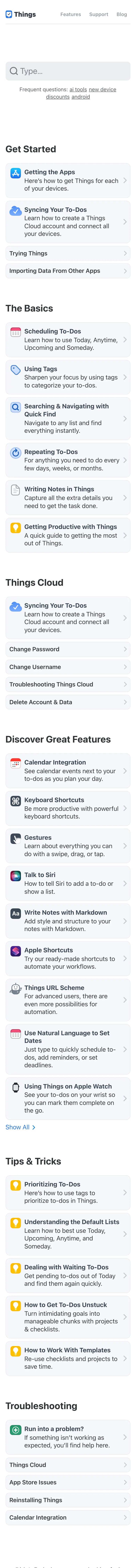 Things — Contact