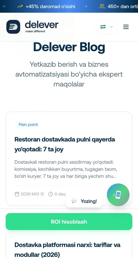 Yangiliklar va blog