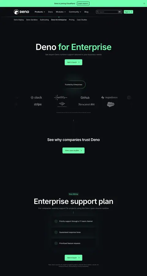 deno.com — Boshqa
