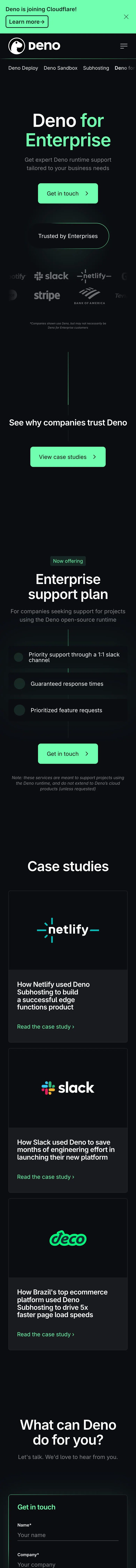 deno.com — Boshqa