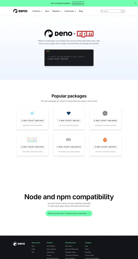 deno.com — Boshqa