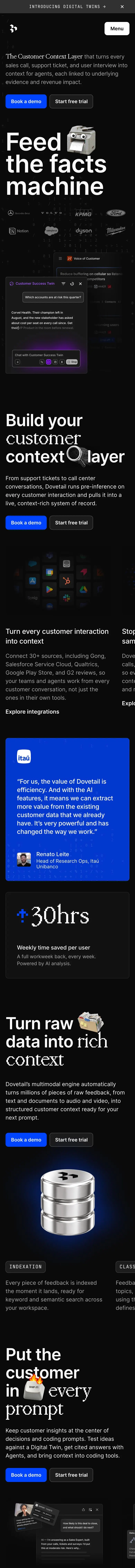 Dovetail — Bosh sahifa