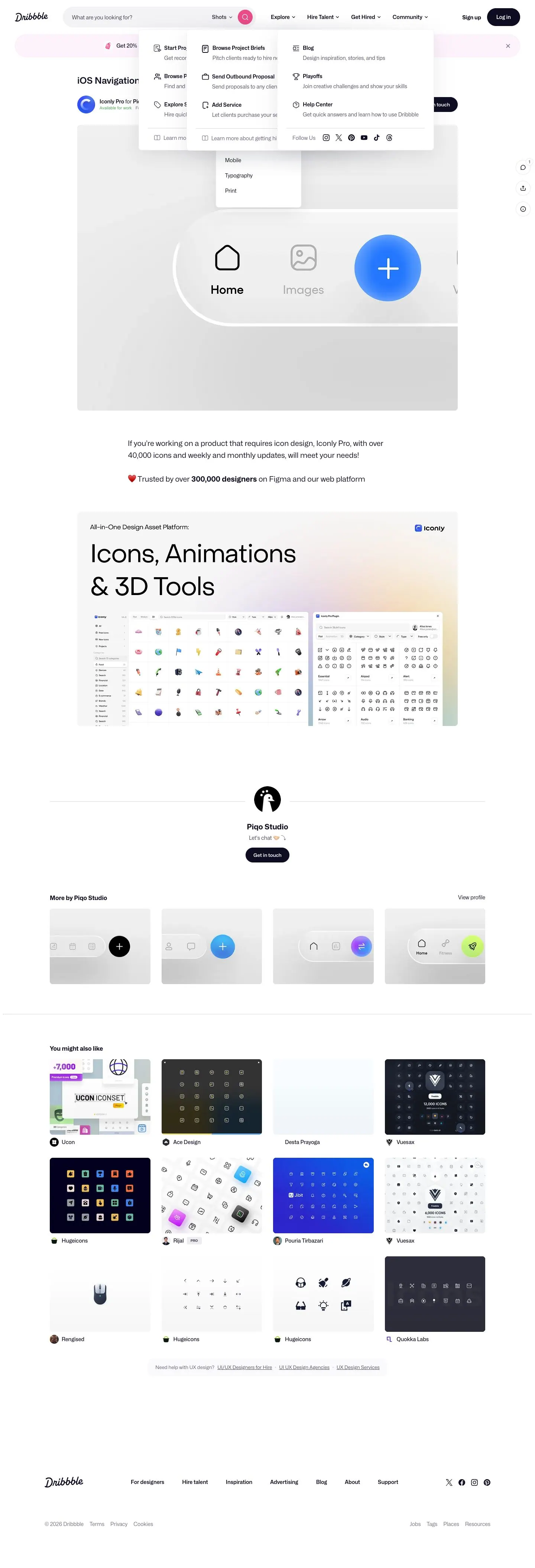 Dribbble — Article
