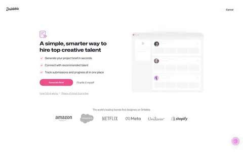 Landing page