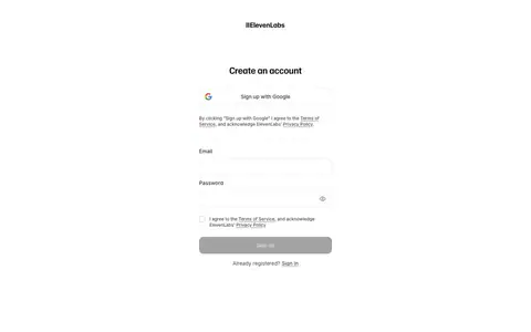 Sign up