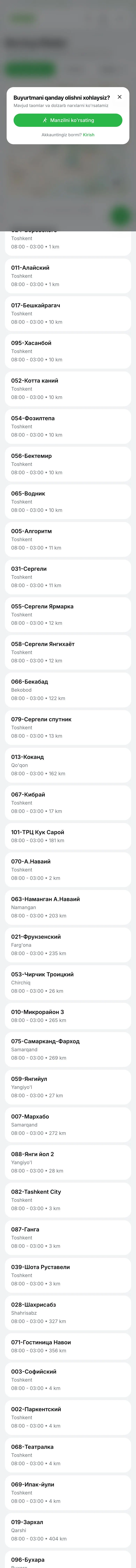 EVOS — Locations