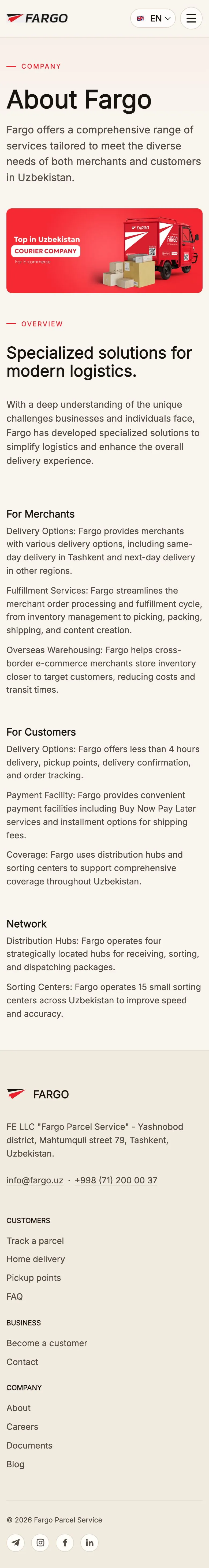 Fargo — About