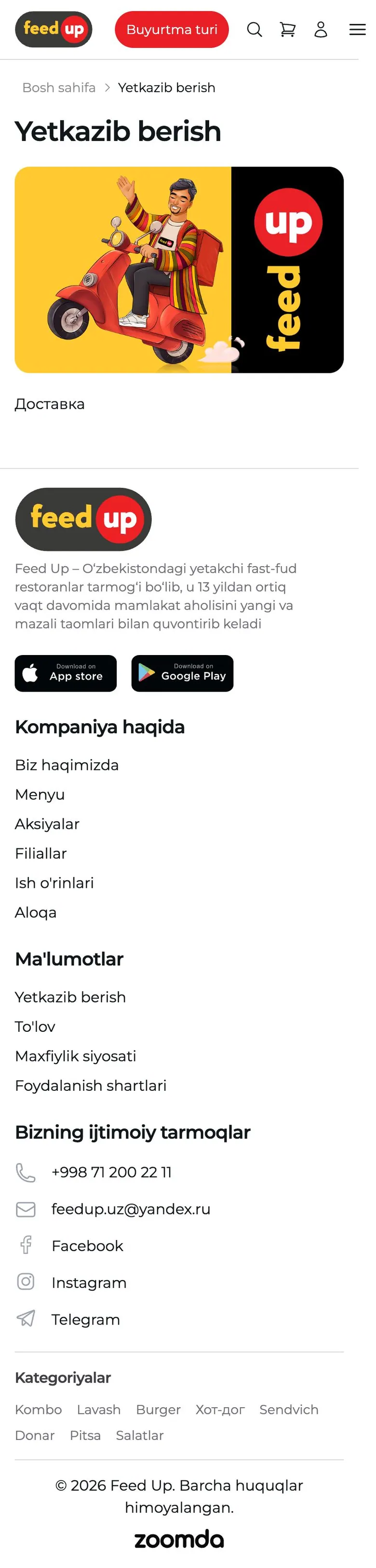 Feed Up — Maqola