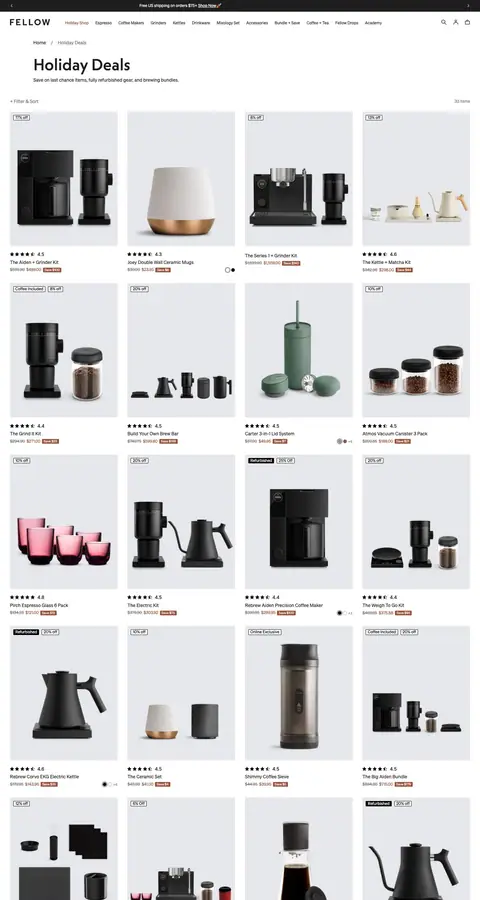 fellowproducts.com — Katalog