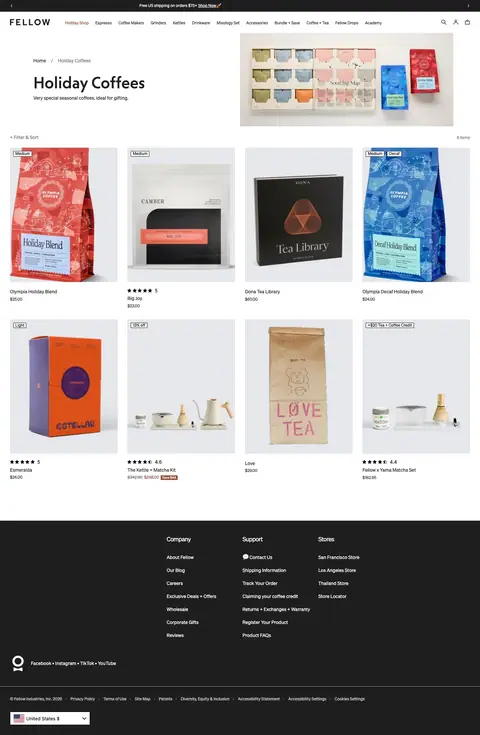 fellowproducts.com — Katalog