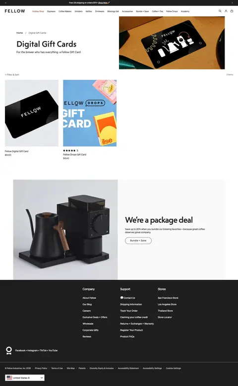 fellowproducts.com — Katalog