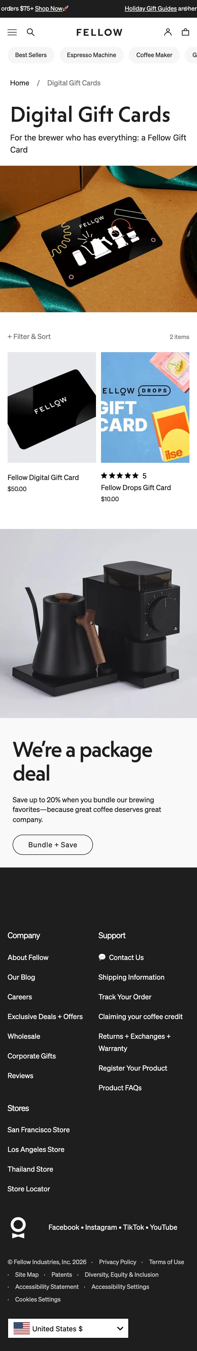 fellowproducts.com — Catalog