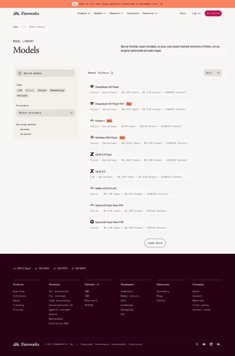 Fireworks — Catalog