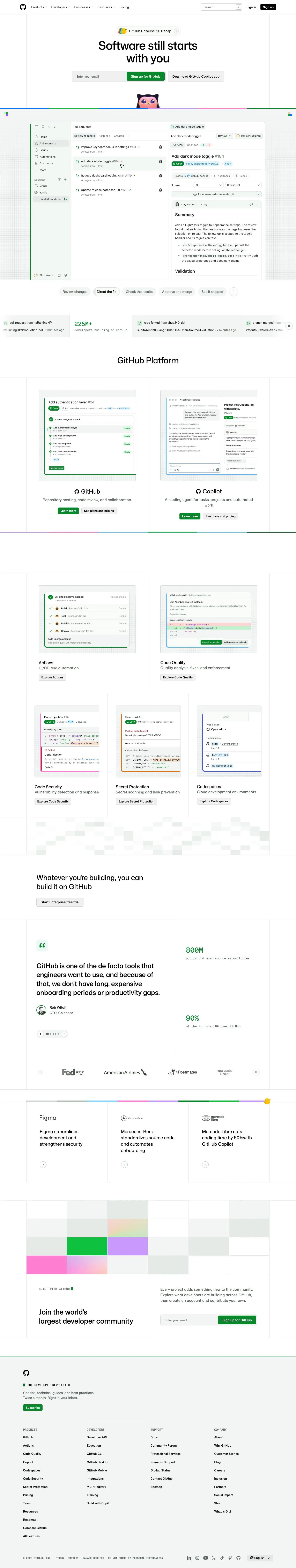 github.com — Bosh sahifa