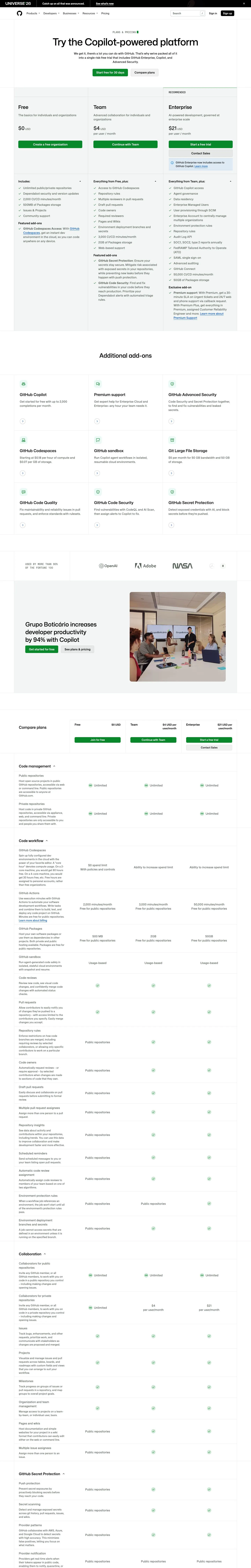 GitHub — Narxlar