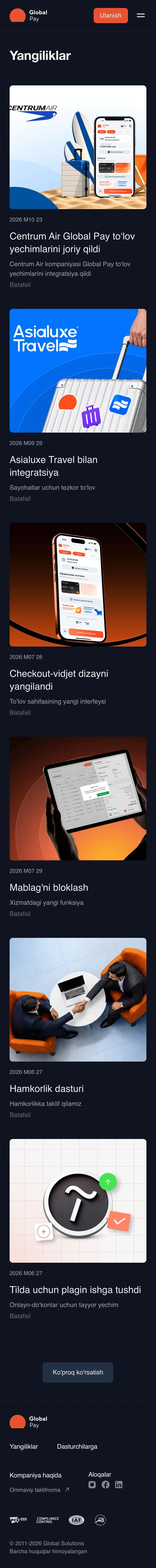 Global Pay — Lenta