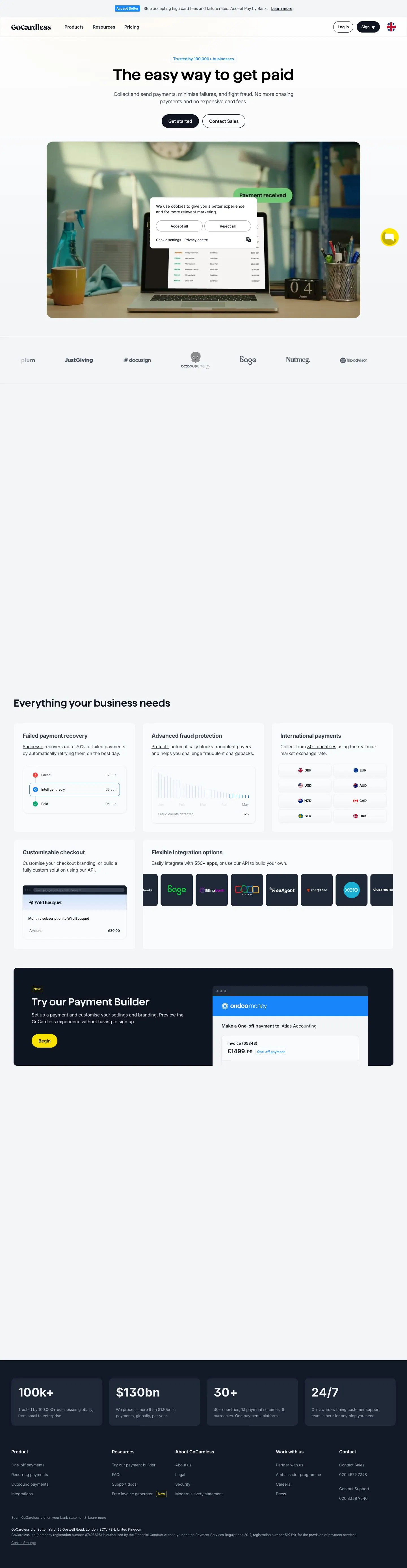 gocardless.com — Bosh sahifa