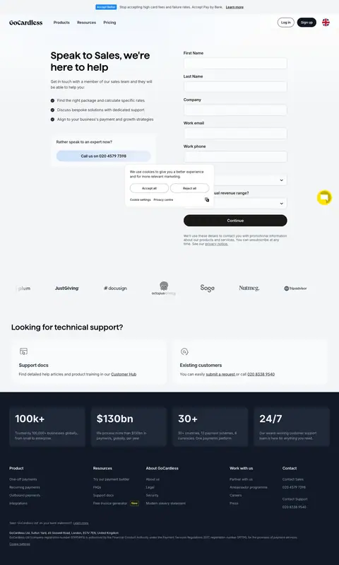 gocardless.com — Aloqa