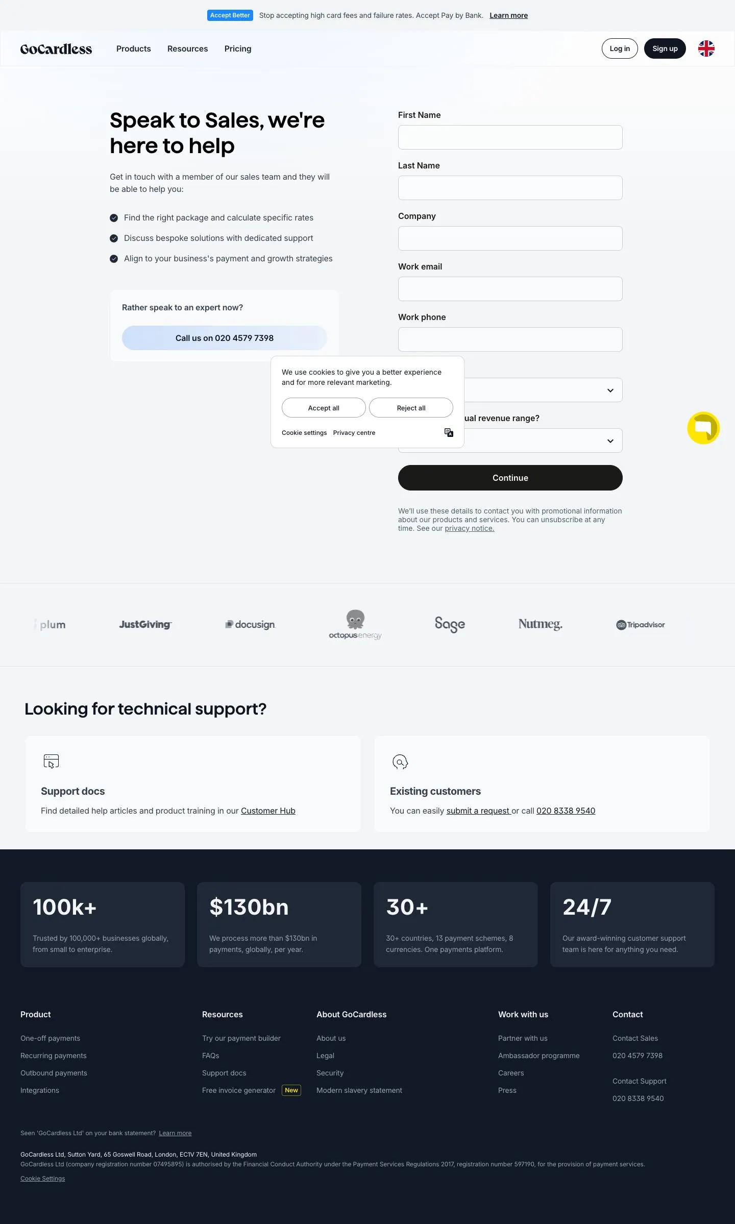 gocardless.com — Aloqa