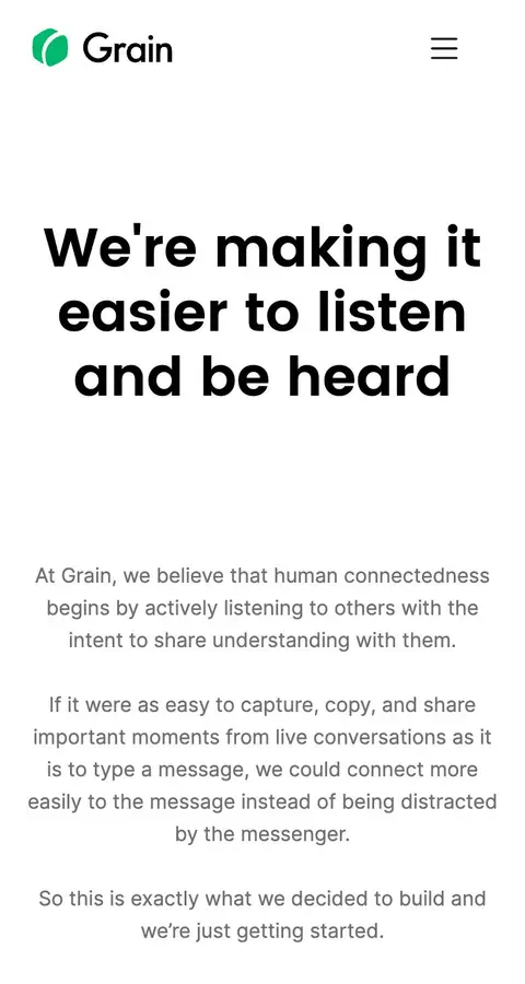 Grain — Biz haqimizda