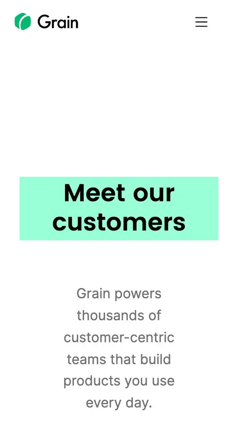 Grain — Boshqa