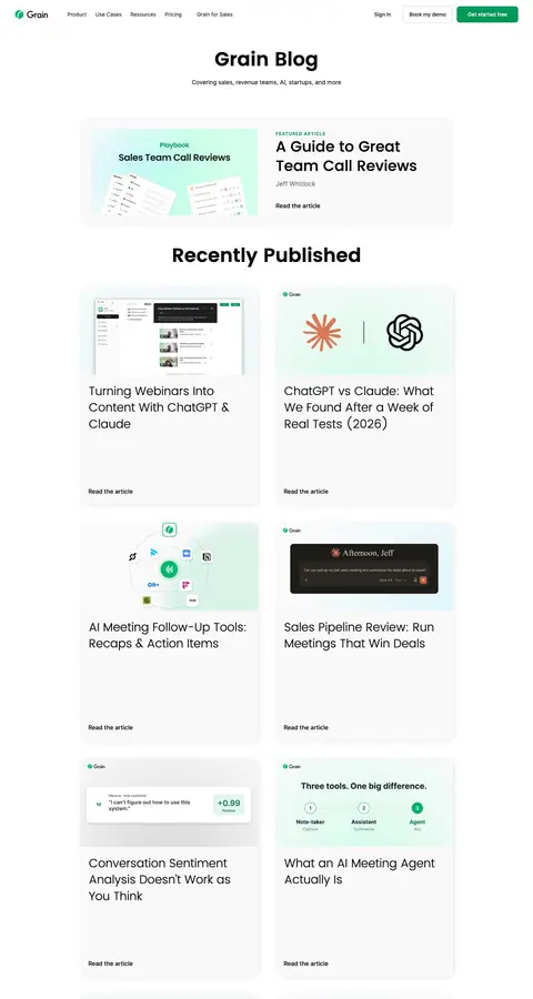 Grain — Yangiliklar va blog