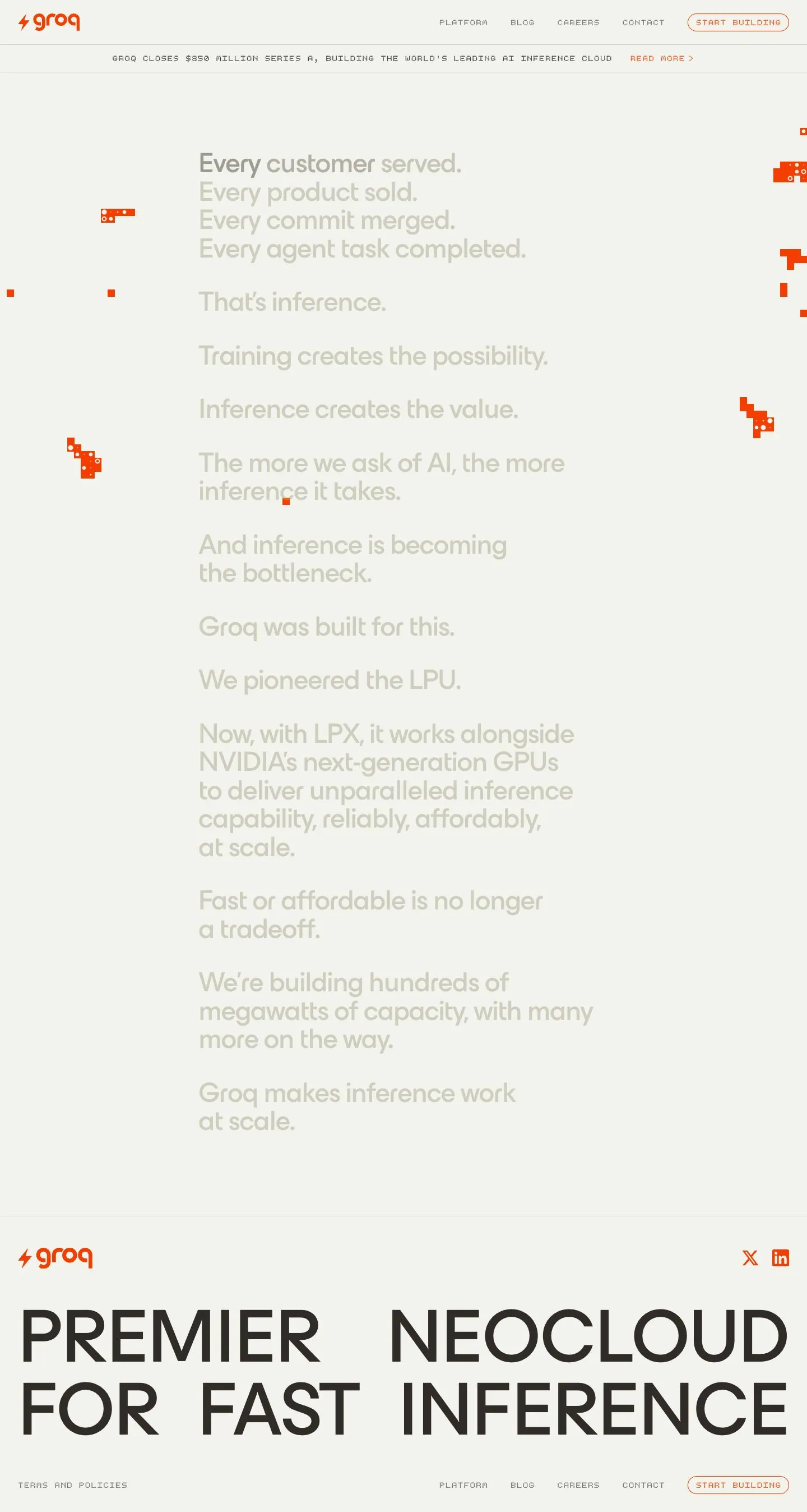 Groq — Landing sahifa