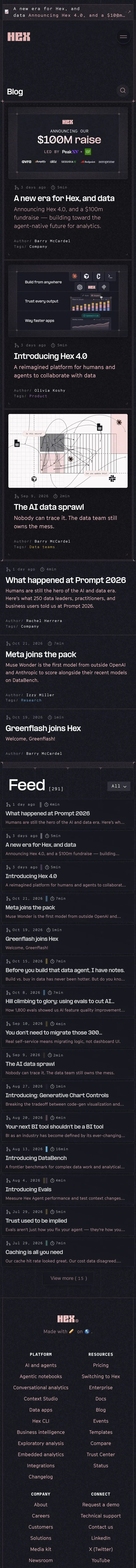 Hex — Yangiliklar va blog