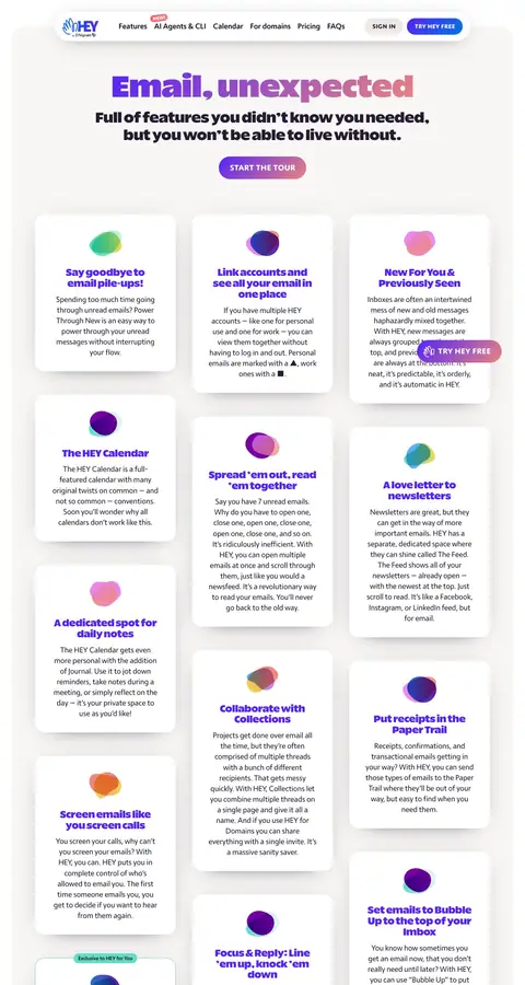 Landing page